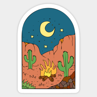 Window to the Desert Sticker